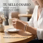 Pulsera elegante en oro con circonita