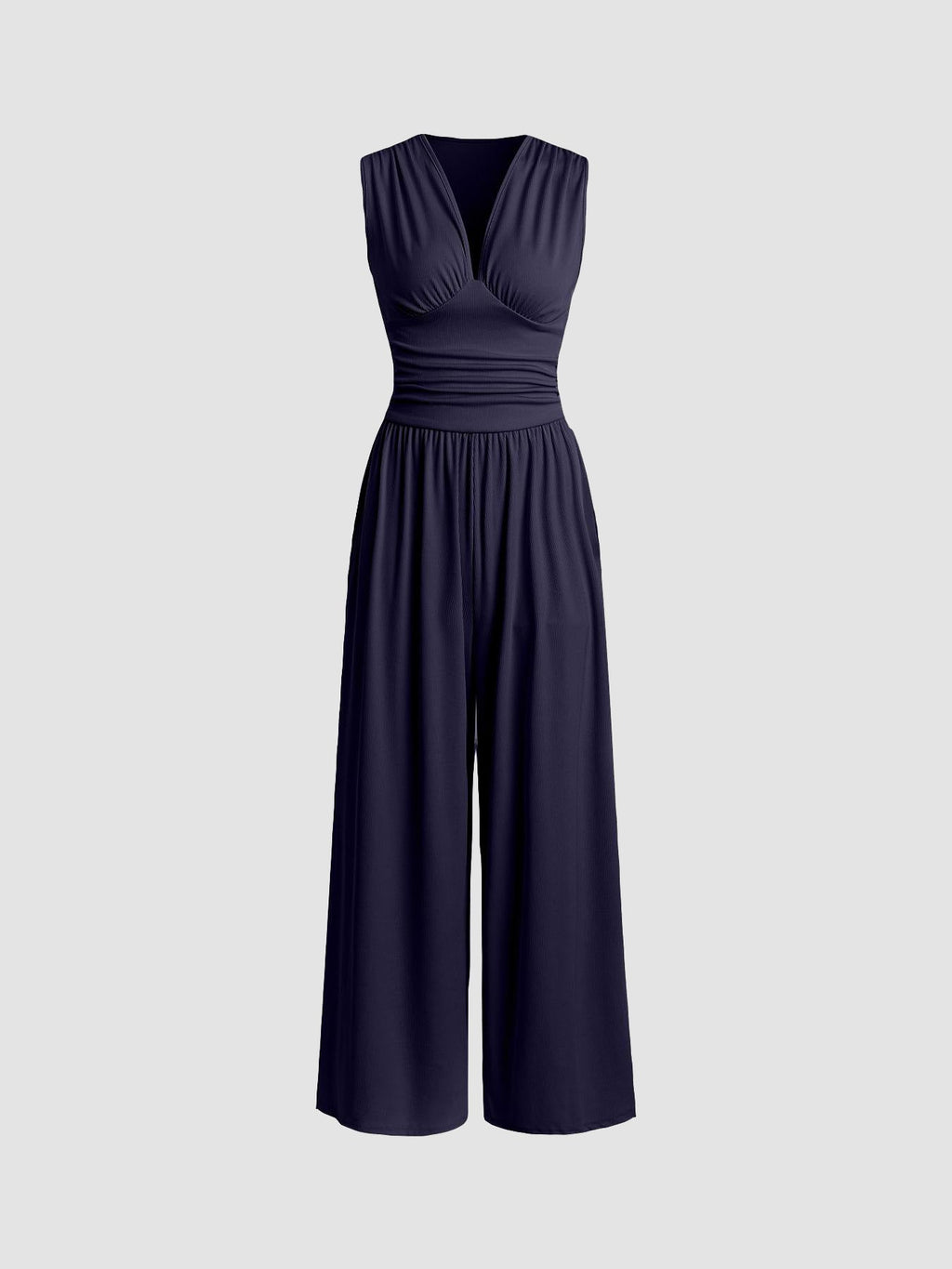 Charity – Mono elegante sin mangas y pierna ancha
