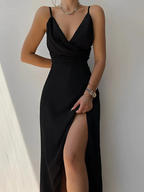 Ana| Vestido de Seda Satinada