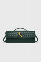 Melanie | Cartera de mano con lazo dorado