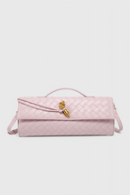 Melanie | Cartera de mano con lazo dorado