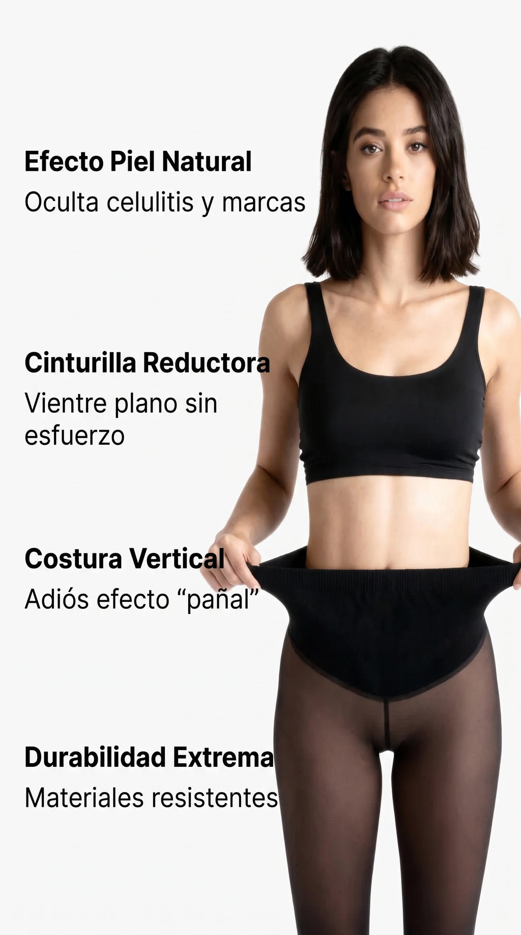 Medias Térmicas Moldeadoras Efecto Piel