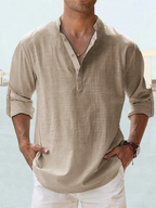 Camisa Transpirable de Lino