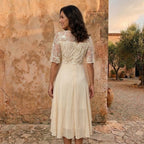 VESTIDO DE GASA ELEGANTE