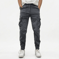 Pantalones Cargo Marino Multibolsillo