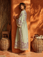 Celestina - Vestido boho bordado con encanto mediterráneo