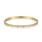 Pulsera elegante en oro con circonita