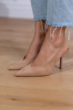 Alma™ | Elegantes zapatos slingback nude